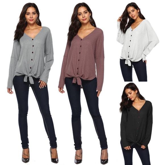 22 DECEMBER Tops - Out From Under Jojo Oversized  Button-Front Top